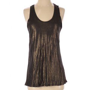 Metallic brown sleeveless top, NWT, S